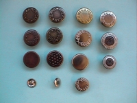 Jeans Buttons 17mm (100 pcs), Antique brass